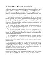 Phong cách lãnh Đạo nào là tối Ưu nhất