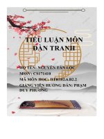 Tiểu Luận Môn Đàn Tranh 2.Pdf