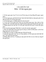 Đề cương lễ tân ngoại giao