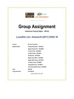 group assignment intellectual property rights ipr102 lucasfilm ltd v ainsworth 2011 uksc 39