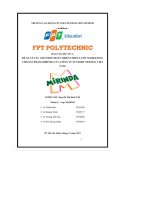 tiểu luận đề xuất các giải pháp hoàn thiện chiến lượt marketingcho sản phẩm mirinda của công ty suntory pepsico việtnam