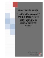 Luận Văn Tốt Nghiệp -  Thiết Kế Chung Cư Trương Đình Hội Quận 8