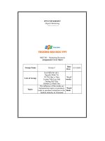 assignment cover sheet humanitarian topics on products leads to purchase intentions in the fashion industry in vietnam