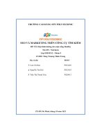 tiểu luận chủ đề thương hiệu hạt dinh dưỡngnutri nuts giải pháp dinh dưỡng lành mạnh cho cuộc sống năng động