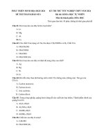 De thi thu thpt quoc gia 2024 mon hoa bam sat de minh hoa de 1