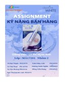 kỹ năng bán hàng