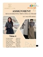 tiểu luận tổng quan dự án tên thương hiệu modern fashion