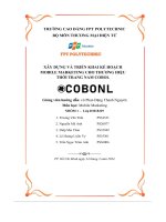 tiểu luận trường cao đẳng fpt polytechnic bộ môn thương mại điện tửxây dựng và triển khai kế hoạchmobile marketing cho thương hiệuthời trang nam cobol