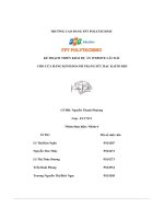tiểu luận trường cao đẳng fpt polytechnickế hoạch triển khai dự án website lâu dài cho cửa hàng kinh doanh trang sức bạc kaito kid