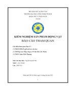 baó cáo cơ sở csgm vissan giết mổ treo cho heo csgm gà của tổng công ty nn sài gòn an nhơn csgm xuân thới thượng