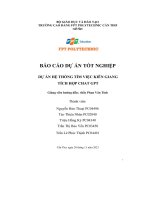 tiểu luận báo cáo dự án tốt nghiệp dự án hệ thống tìm việc kiên giangtích hợp chat gpt