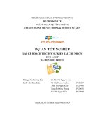 dự án tốt nghiệp lập kế hoạch tổ chức sự kiện tái chế nilon eco loop