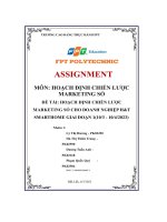 Đề Tài Hoạch Định Chiến Lược Marketing Số Cho Doanh Nghiệp H&T Smarthome Giai Đoạn 1(10 3 - 10 4 2023).Pdf