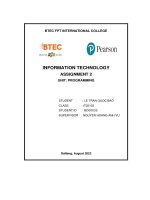 information technology assignment 2 unit programming