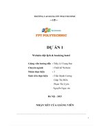 tiểu luận dự án 1 website đặt lịch booking hotel