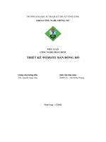 tiểu luận công nghệ phần mềm thiết kế website bán đồng hồ