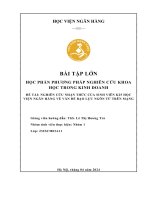 nghien cuu nhan thuc cua sinh vien k25 hoc vien ngan hang ve van de bao luc ngon tu mang