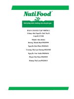 phân tích môi trường marketing của nutifood