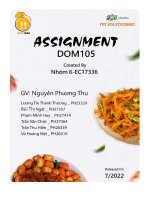 tiểu luận nghiên cứu doanh nghiệp và thị trường tên thương hiệu yoyo food