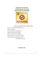 báo cáo kết quả thực tập công trình nhà xưởng công nghiệp