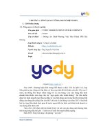 tiểu luận tổng quan về doanh nghiệp yody yody fashion joint stock company