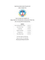 đề tài nghiên cứu về độ nhận diện của thương hiệu sứ minh châu đối với các hộ gia đình trên địa bàn hà nội