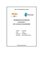 Information Technology Assignment 2 Unit Advanced Programming.pdf