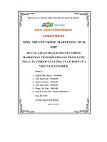 Đề Tài Lập Kế Hoạch Truyền Thông Marketing Tích Hợp Cho Sản Phẩm Nước Trái Cây Vfresh Của Công Ty Cổ Phần Sữa Việt Nam Vinamilk.pdf