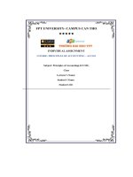 individual assignment course principles of accounting acc10