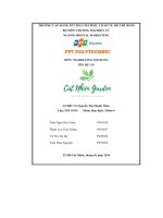 tiểu luận môn marketing nội dung dự án cát nhiên garden