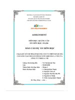 chuyên đề xây kế hoạch quảng cáo và thiết kế quảng cáo sáng tạo cho sản phẩm nước khoáng la vie của công ty tnhh la vie