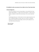 Luận văn thạc sĩ Xây dựng công trình thủy: Probabilistic safety assessment of sea dikes in Giao Thuy - Nam Dinh