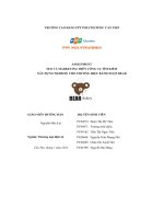 tiểu luận assignmentseo và marketing trên công cụ tìm kiếmxây dựng website cho thương hiệu bánh ngọt bear