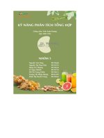 tiểu luận phân tích doanh nghiệp và thị trường tên thương hiệu vannie organic