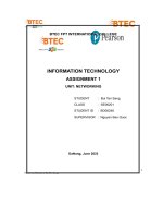 information technology assignment 1 unit networking