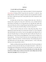 Luận văn thạc sĩ Kỹ thuật tài nguyên nước: Nghiên cứu cơ sở khoa học của một số giải pháp cải tạo nâng cấp công trình thủy lợi nhằm nâng cao hiệu quả cấp nước của hệ thống thủy lợi Xuân Thủy tỉnh Nam Định