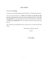 Luận văn thạc sĩ Xây dựng công trình thủy: Nghiên cứu ảnh hưởng của địa hình, địa chất, thủy hải văn đến dạng bến và kết cấu bến, ứng dụng cho bến số 2 cảng Nghi Sơn - Thanh Hóa