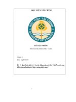 bài tập nhóm đề 3 quy luật giá trị sự tác động của nó đến việt nam trong bối cảnh nền kinh tế thị trường hiện nay