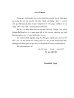 Luận văn thạc sĩ Quản lý xây dựng: Nghiên cứu đề xuất mô hình tổ chức quản lý chất lượng công trình hồ chứa Hao Hao