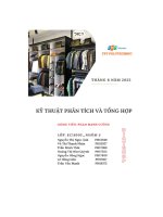 tiểu luận kỹ thuật phân tích và tổng hợp thương hiệu dicyshop