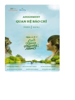 tiểu luận quan hệ báo chi công ty cổ phần truyền thông và giải trí galaxy đất rừng phương nam