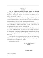 Luận văn thạc sĩ Quy hoạch và quản lý tài nguyên nước: Nghiên cứu đánh giá khả năng tải nước của hệ thống đường dẫn trong lưu vực tiêu trạm bơm Yên Sở