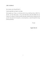 Luận văn thạc sĩ Quản lý xây dựng: Nâng cao chất lượng thiết kế công trình trạm biến áp 500KV Tây Hà Nội của Viện Năng lượng