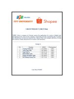 topic select a company in vietnam analyse the application of a variety of digital tools introducing in the course in the companys marketing activities marketing mix