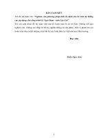 Luận văn thạc sĩ Xây dựng công trình thủy: Nghiên cứu phương pháp tính ổn định cho kè trên hệ thống cọc, áp dụng cho công trình kè Ngòi Đum - tỉnh Lào Cai