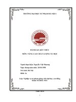 8  tiểu luận   nâng cao chất lượng tự học