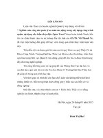 Luận văn thạc sĩ Quản lý xây dựng: Nghiên cứu công tác quản lý an toàn lao động trong xây dựng công trình ngầm, áp dụng cho hầm Thủy điện Ngàn Trươi