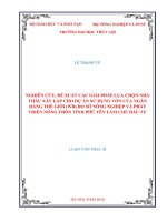 Luận văn thạc sĩ Quản lý xây dựng: Nghiên cứu, đề xuất các giải pháp lựa chọn nhà thầu xây lắp cho dự án sử dụng vốn của ngân hàng thế giới (WB) do Sở nông nghiệp và phát triển nông thôn tỉnh Phú Yên làm chủ đầu tư