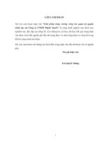 Luận văn thạc sĩ Quản lý Kinh tế: Giải pháp tăng cường công tác quản trị nguồn nhân lực tại Công ty TNHH Thịnh Xuyến