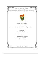 đề tài pttkht quản lý trang mua bán trực tuyến
